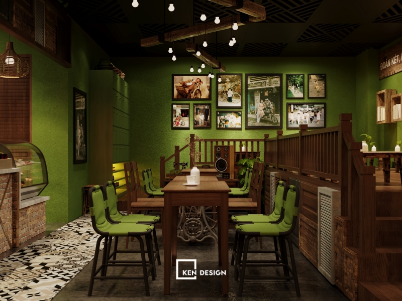 Thiết kế KAKA Cafe tại Hàn Quốc cực thu hút